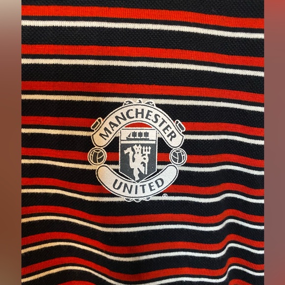 🇬🇧 RARE FIND! 🇬🇧 Manchester United official men’s polo shirt - VINTAGE - Picture 3 of 6